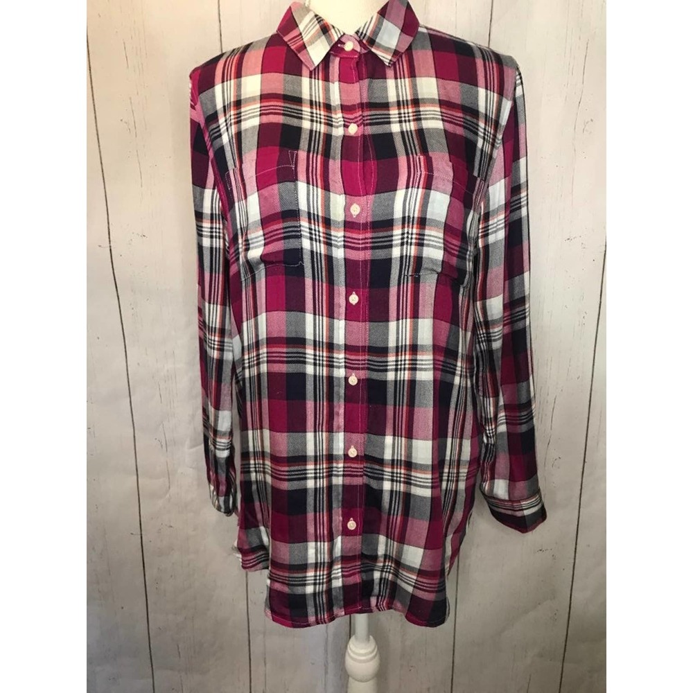Banana Republic Plaid Shirt M